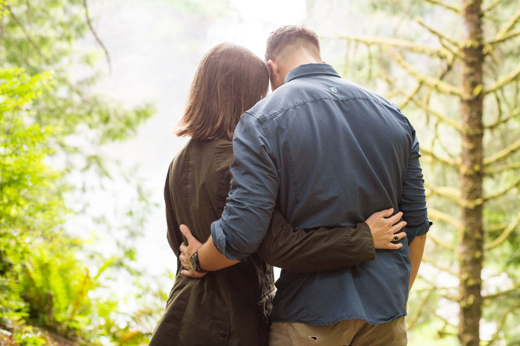Snoqualmie Falls Proposal Photos